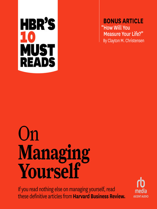 Title details for HBR's 10 Must Reads on Managing Yourself by Harvard Business Review - Available